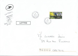 SP&M 2007 - Lettre Affranchie Avec Y&T N° 891 - 0,44 € " Paruline à Croupion Jaune " Du 30-1-2006. 975 ST PIERRE. - Briefe U. Dokumente