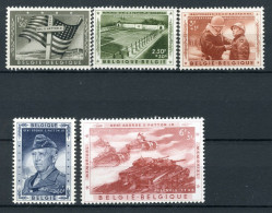 (B) 1032/1036 MNH 1957 - Ten Voordele Van Het Memoriaal Van Generaal Patton.-1 - Ungebraucht