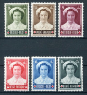 (B) 912/917 MH 1953 - Prinses Joséphine-Charlotte. - Ungebraucht