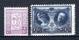 242/243 MNH** 1926 - Tuberculose Bestrijding - Neufs