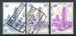 (B) TR348/350 Gestempeld 1953 - Noord Zuid Verbinding Brussel - Usados