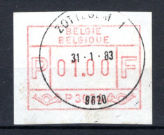 ATM 34A FDC 1983 Type II - Zottegem 1 - Postfris