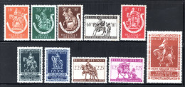 603/612 MNH 1942 - Vijfde Winterhulpuitgifte. - Neufs