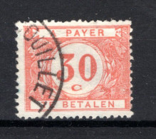 TX34° Gestempeld 1922 - Cijfer Op Witte Achtergrond - Timbres