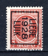 PRE170B MNH** 1928 - LIEGE 1928 LUIK - Typografisch 1922-31 (Houyoux)