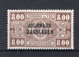 JO33A MNH** 1929 - Type II, R Staat Boven B - Sot - Journaux [JO]