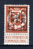 PRE43B MNH** 1913 - LIEGE I 1913 LUIK I - Typo Precancels 1912-14 (Lion)