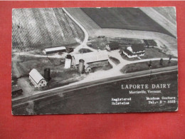 RPPC. Laporte Dairy. Morrisville   Vermont   Ref 6412 - Sonstige & Ohne Zuordnung