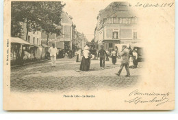 BETHUNE - Place De Lille - Le Marché - Bethune