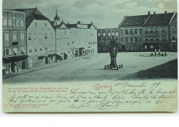 EFERDING - Der Südöstliche Teil Des Hauptplatzes Mit Dem Turme Der Spitulkirche In Der Stadt Eferding 1899 - Eferding