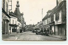 BONNIERES - Rue De Paris - Café, Charcuterie, Coiffure De Dames - Side-Car - Bonnieres Sur Seine