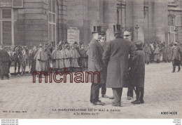 CPA   75 Paris  5 Em  Manifestation Du 1 Er Mai Mairie Du 5 Em  Tres Bon état - Arrondissement: 05