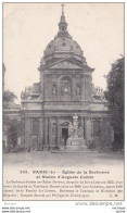 CPA    75 PARIS  5 Em  EGLISE  DE LA SORBONNE  ET STATUE  AUGUSTE  COMTE  TB ETAT - Arrondissement: 05