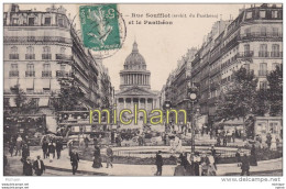 CPA    75 PARIS     5 Em RUE SOUFFLOT ET PANTHEON    TB ETAT - Arrondissement: 05