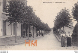 C P A  72   MAYET  Avenue  De La Gare - Mayet