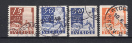 ZWEDEN Yt. 341/343° Gestempeld 1948 - Gebraucht