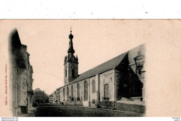 C P A - BELGIQUE  -   CHIMAY  -    église Collégiale  De Chimay - Chimay