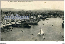 CPA  13 MARSEILLE  PANORAMA DU QUAI DU PORT PARFAIT ETAT - Old Port, Saint Victor, Le Panier