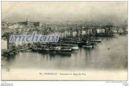 CPA  13 MARSEILLE   PANORAMA  DU QUAI DU PORT   PARFAIT ETAT - Vieux Port, Saint Victor, Le Panier