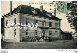 CPA  89 GUILLON  MAIRIE  ECOLES   TB ETAT - Guillon