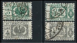 ● ITALIA  LUOGOTENENZA 1946 ֍ PACCHI POSTALI ● N.° 61 E 63 Usati ● SEPARATI ● Cat. ? € ️● Lotto N. 676 ️● - Postal Parcels