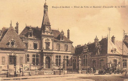 NOGENT-LE-ROI - Hôtel De Ville Et Matériel D'Incendie De La Ville - Pompiers - Nogent Le Roi