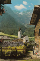 Altes Holzhaus Vor Kirche In GRAMEIS IM LECHTAL Mit Torspitze Und Großstein, Um 1960 - Lechtal