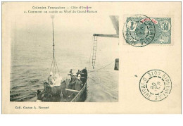 COTE D'IVOIRE.n°31170.COMMENT ON ACCEDE AU WHARF DU GRAND BASSAM - Côte-d'Ivoire