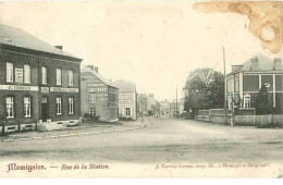 BELGIQUE.MOMIGNIES.RUE DE LA STATION.DEBIT ET CAFE AU COMMERCE.TAILLEUR.TACHE - Momignies