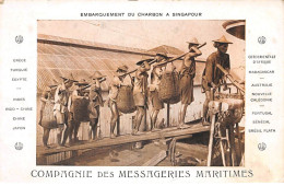 Singapour - N°72227 - Compagnie Des Messageries Maritimes - Embarquement Du Charbon à Singapour - Singapore