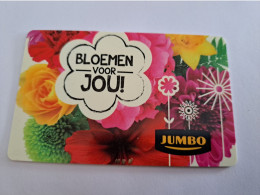 CADEAU   GIFT CARD  /  JUMBO FLOWERS   CARD    /   / NOT LOADED/  MINT CARD     ** 16689 ** - Cartes Cadeaux