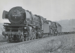 Locomotive Allemande - DB Dampflokomotive - 001 190 Mit 01 088 Bei Höflas 4-71  - H.Kühn - Railway