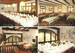 72507923 Kandern Historisches Gasthaus Zur Weserei Gastraum Festtafel Schwarzwal - Kandern