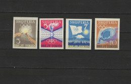 Albania 1964 Olympic Games Tokyo Set Of 4 Imperf. MNH - Ete 1964: Tokyo