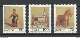 NORWAY 1978 Michel 787 - 789 MNH Noel Christmas Weichnachten Altes Spielzeug - Dolls