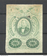 MEXICO 1879 Revenue Tax Taxe Renta Del Timbre Contribucion Federal 1 C. O Big Size! - Mexiko