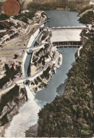 01 - Carte Postale Semi Moderne Du BARRAGE DE GENISSIAT Vue Aérienne - Génissiat