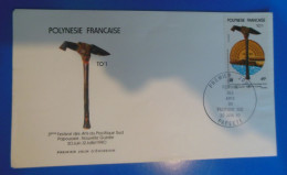 LETTRE 1 Er JOUR DE POLYNESIE -    1980 - FDC