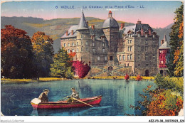 AEZP3-38-0254 - VIZILLE - Le Chateau Et La Piece D'eau - Vizille