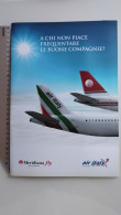 Dep125 Depliant Promotional Air Italy Meridiana Fly Compagnia Aerea Rotte Aeroporto Sardegna Boeing A320 B770 - Cadeaux Promotionnels