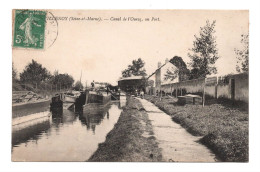 77 SEINE ET MARNE - VILLENOY Canal De L'Ourcq, Un Port - Villenoy