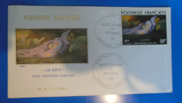 LETTRE 1 Er JOUR DE POLYNESIE -    1976 - FDC