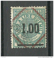 ITALIA ITALY Revenue Tax Fiscal Stamp O - Revenue Stamps