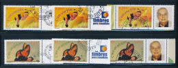 France 2004 - 3634A+Ab Et 3635A+Ab Six  Timbres Fille Et Garcon Personnalisés - Oblitéré - Usati