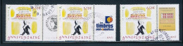 France 2004 - 3636A+Ab Trois  Timbres Anniversaire  Personnalisés - Oblitéré - Usati