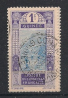 GUINEE - 1913 - N°YT. 63 - Gué à Kitim 1c Violet - Oblitéré / Used - Used Stamps