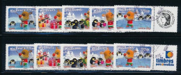 France 2006 - 3986A - 3990A Deux Séries Timbres Meilleurs Voeux  Personnalisé Logo Cérès Et TPP- Oblitéré - Gebraucht