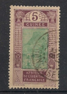 GUINEE - 1922-26 - N°YT. 84 - Gué à Kitim 5c Violet-brun - Oblitéré / Used - Oblitérés