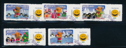 France 2006 - 3986B - 3990B  Série Timbres Adhésifs Meilleurs Voeux  Personnalisé Avec Logo Privé - Oblitéré - Usati