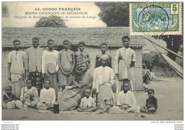 CONGO FRANCAIS INDIGENES DU BAS CONGO PORTEURS DE CARAVANE DE LOANGO ET LEURS ENFANTS - Congo Français